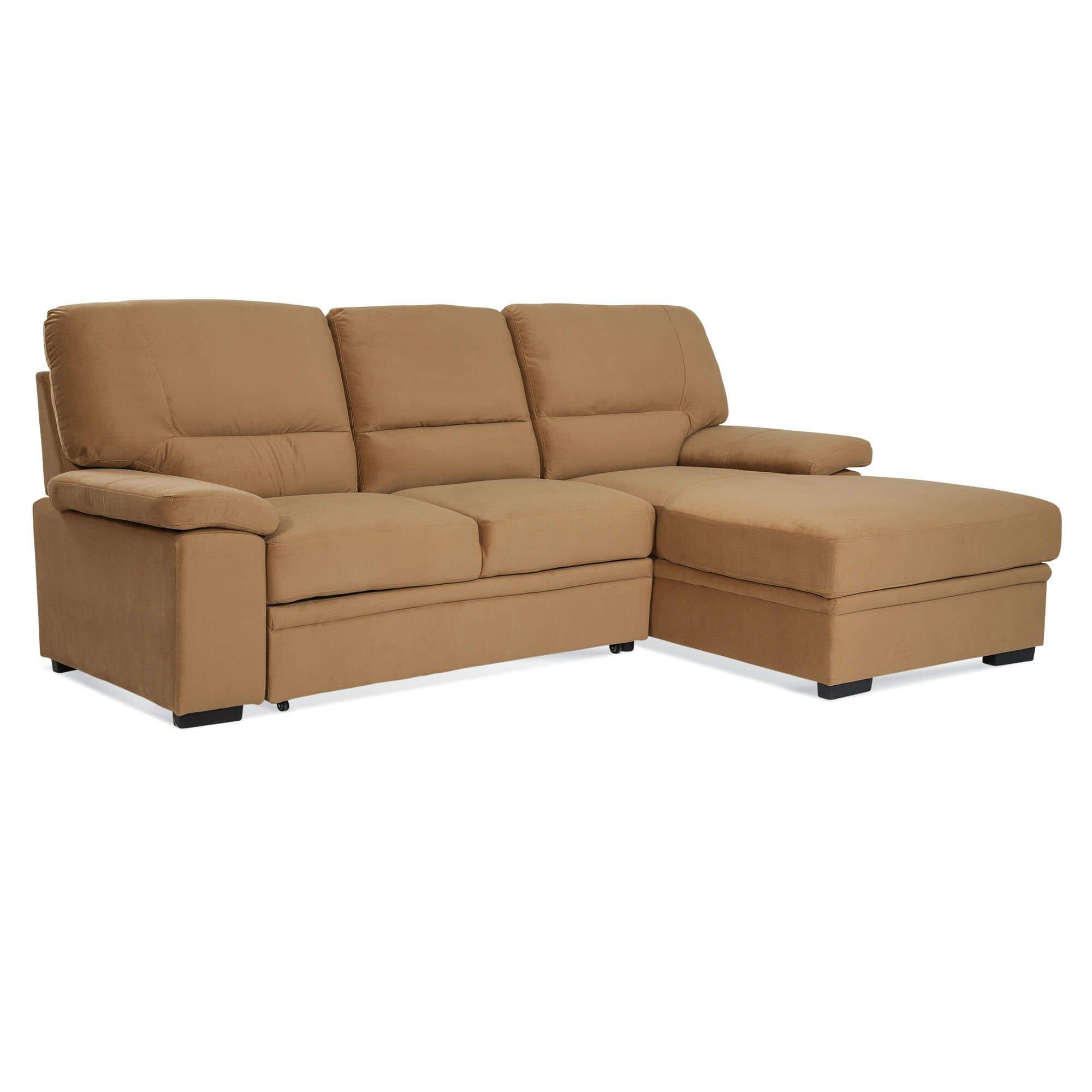 Rent to Own Amalfi 2Piece Sybil Sectional Chaise Sleeper